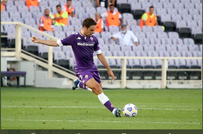 Eks pemain AC Milan, Giacomo Bonaventura, tampil dalam laga Fiorentina vs Torino di pekan pertama Liga Italia, Sabtu (19/9/2020) di Artemio Franchi.