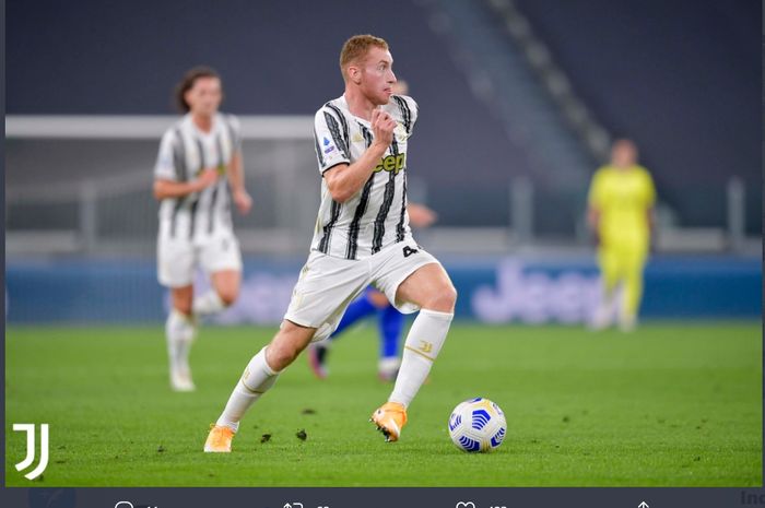 Dejan Kulusevski dalam laga Juventus vs Sampdoria di Liga Italia, Minggu (20/9/2020) di Allianz Stadium, Turin.