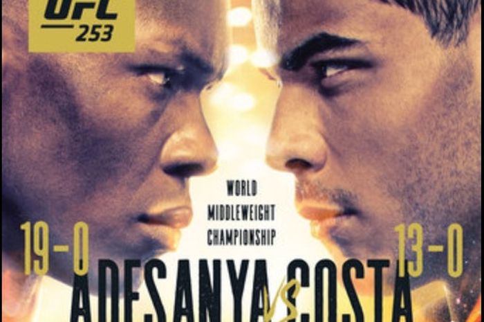 Poster UFC 253: Israel Adesanya vs Paulo Costa.