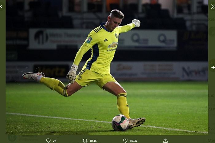 Kiper Manchester United, Dean Henderson.