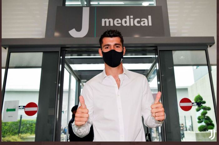 Alvaro Morata resmi kembali ke Juventus dipinjam dari Atletico Madrid.