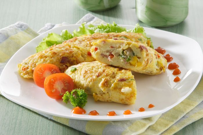  Resep Omelet Sayur  Enak Sarapan Praktis Dan Sehat Untuk 