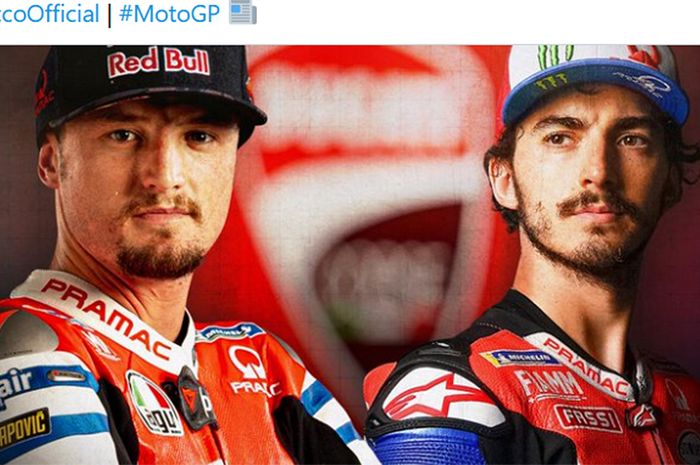 Dua pembalap Pramac Racing, Jack Miller dan Francesco Bagnaia, resmi bergabung dengan tim pabrikan Ducati pada MotoGP 2021.