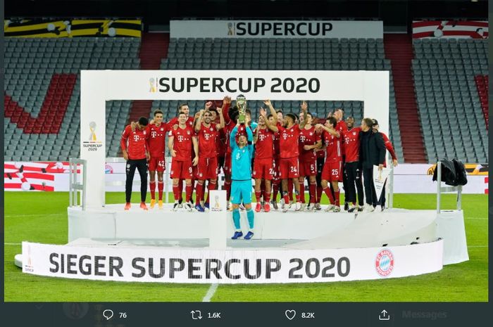 Hasil Piala Super Jerman Bayern Muenchen Raih Gelar Ke 5 Tahun Ini Bolasport 