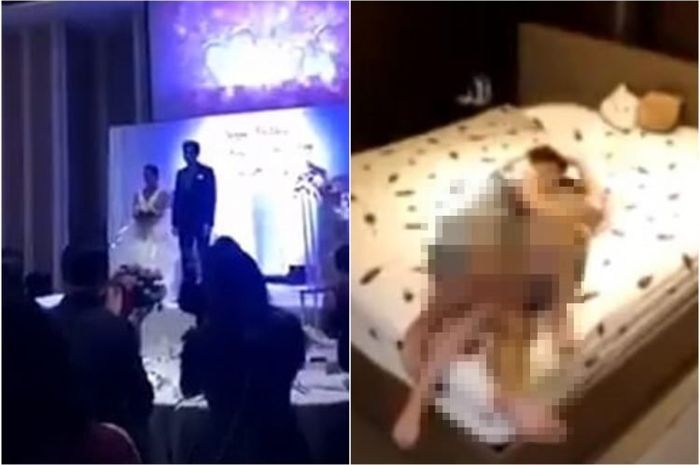 Tepat di pesta pernikahannya, mempelai pria malah putar video selingkuh istri dan kakak ipar