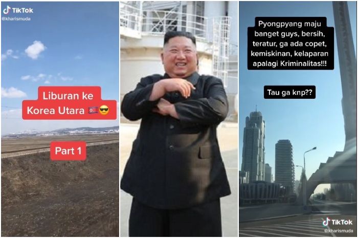 video TikTok/@kharismuda dan Kim Jong Un