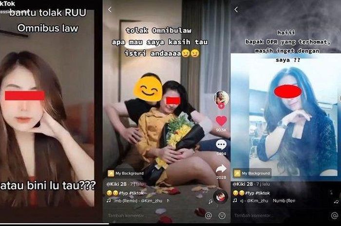 Viral Seorang Perempuan Yang Ngaku Simpanan Anggota Dpr Ini Ikut Tolak Uu Cipta Kerja Hingga Ancam Revisi Atau Diadukan Ke Istri Semua Halaman Grid Star