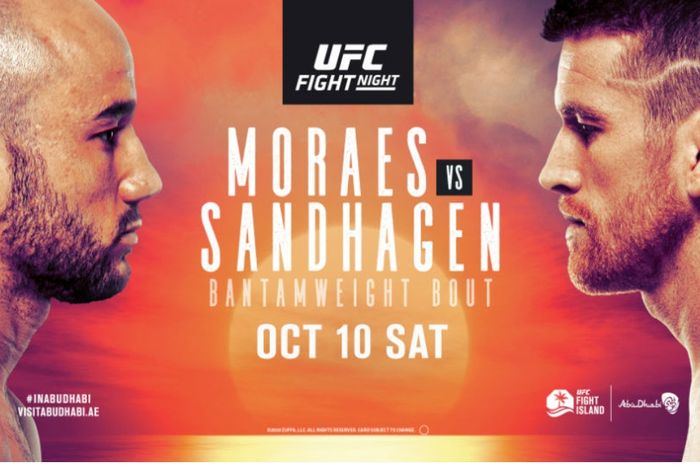 UFC Fight Island 5: Marlos Moraes vs Cory Sandhagen.