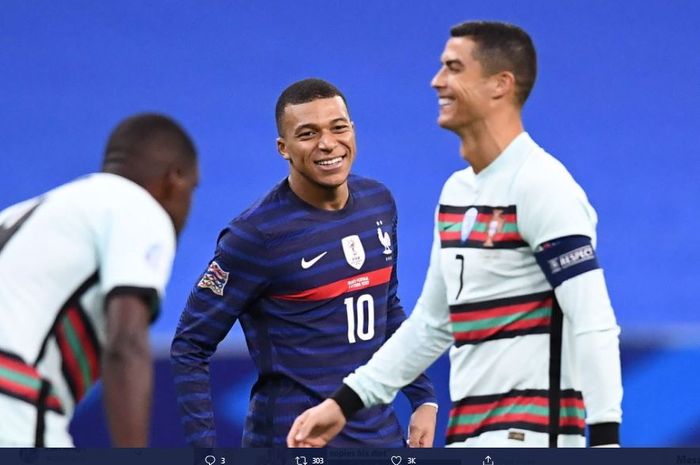 Ternyata ada sosok megabintang asal Portugal, Cristiano Ronaldo, di balik rencana transfer Kylian Mbappe ke Real Madrid.