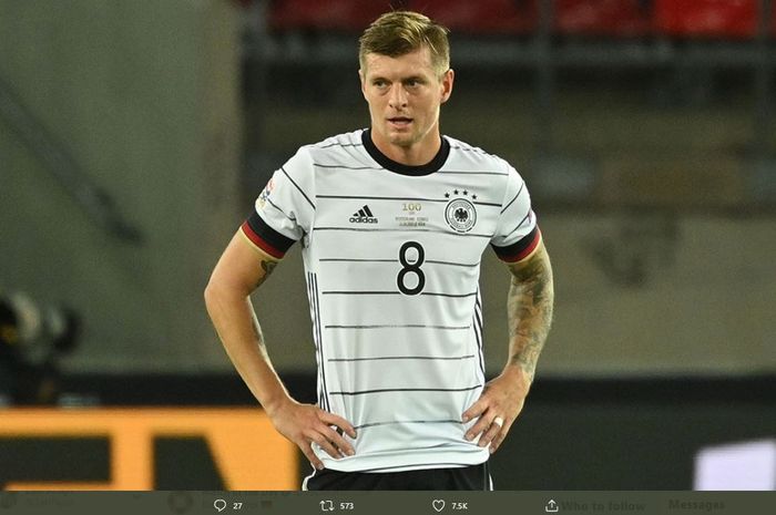 Gelandang timnas Jerman, Toni Kroos.