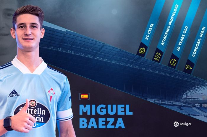 Pemain muda Celta Vigo jebolan akademi Real Madrid, Miguel Baeza.