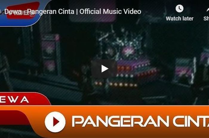 Lirik Lagu Pangeran Cinta Milik Dewa 19, Lengkap Dengan Video Klip