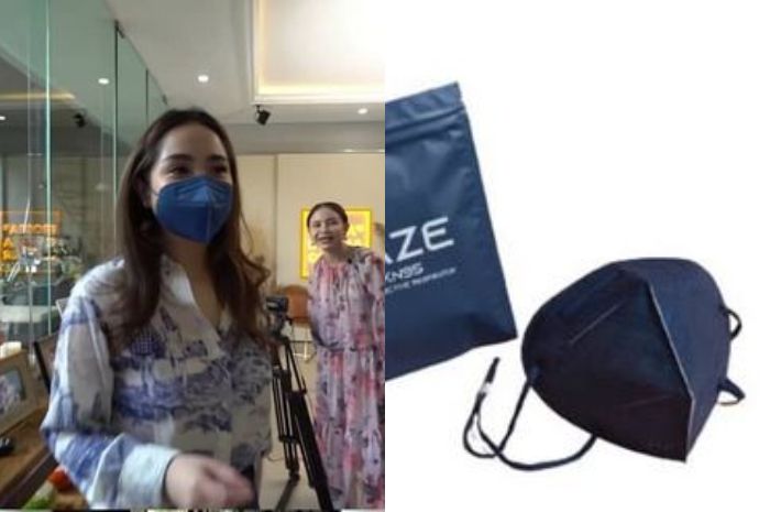 Masker Nagita Slavina jadi sorotan.