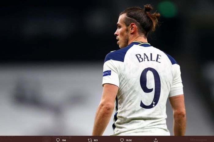 Penyerang Tottenham Hotspur, Gareth Bale, kembali mencetak gol di kompetisi antarklub Eropa setelah terakhir kali melakukannya 2 tahun yang lalu.