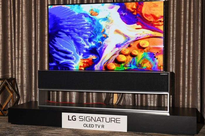 LG Resmi Jual TV Pertamanya yang Bisa Digulung, Harganya Rp1,2 Miliar