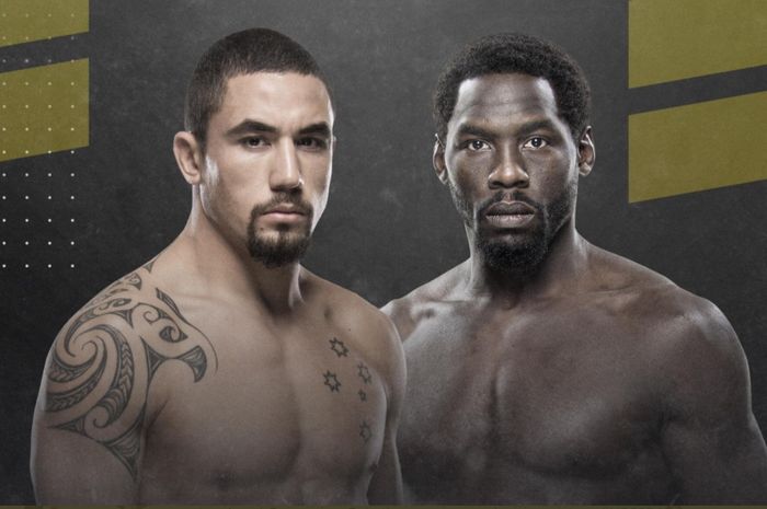 Robert Whittaker mengalahkan Jared Cannonier di UFC 254, Minggu (25/10/2020) WIB.