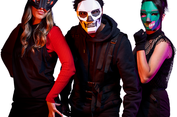 Fortnite presents papercraft with the theme of the Fortnitemares event.