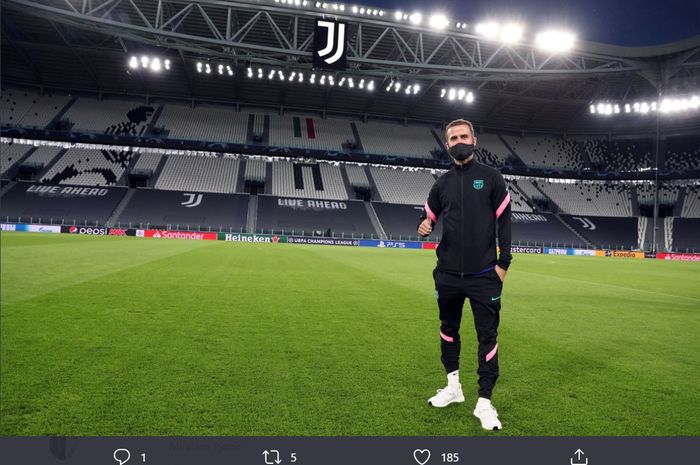 Miralem Pjanic, kembali ke Allianz Stadium Turin sebagai lawan Juventus.