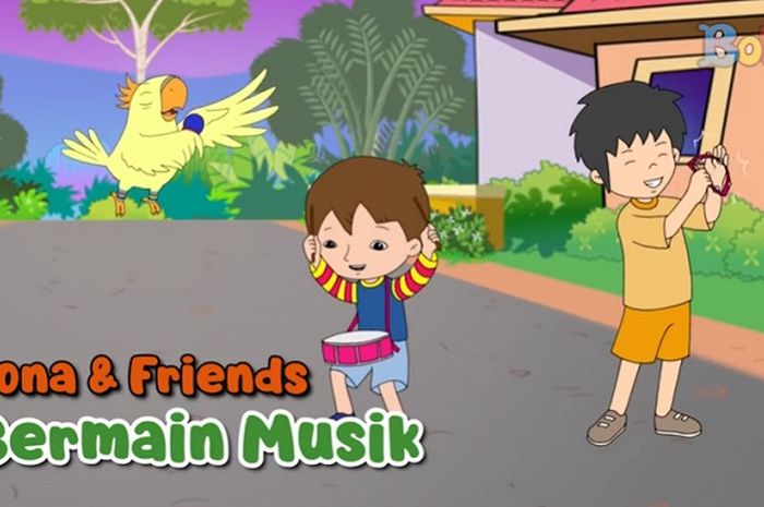 Dongeng Anak Bona And Friends Bermain Musik Bobo
