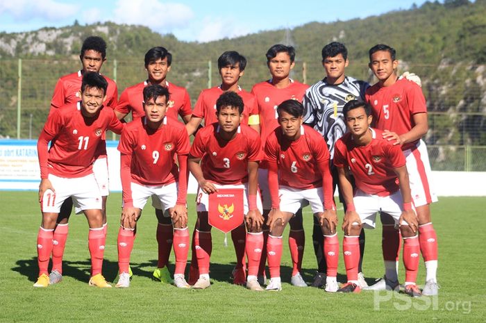 Skuad timnas U-19 Indonesia dalam pemusatan latihan di Kroasia.