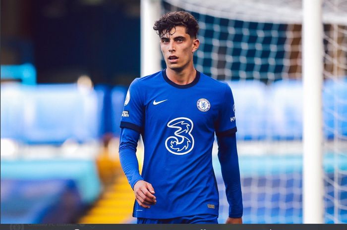 Gelandang serang Chelsea asal Jerman, Kai Havertz.