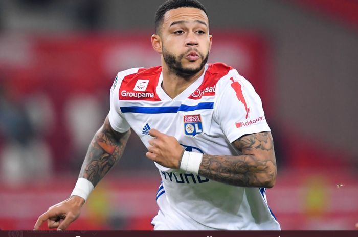 Penyerang Olympique Lyon, Memphis Depay, masih menjadi target utama Barcelona pada bursa transfer musim dingin 2021.