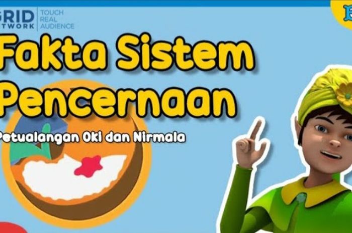 Dongeng Anak, Petualangan Oki Nirmala Fakta Sistem Pencernaan Bobo