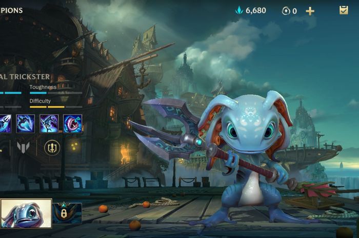 Champion Fizz in League of Legends: Wild Rift