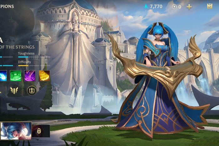 Champion Sona in League of Legends: Wild Rift