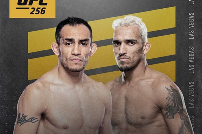 Poster duel Tony Ferguson vs Charles Oliveira yang rencananya mentas pada UFC 256 (12/12/2020).