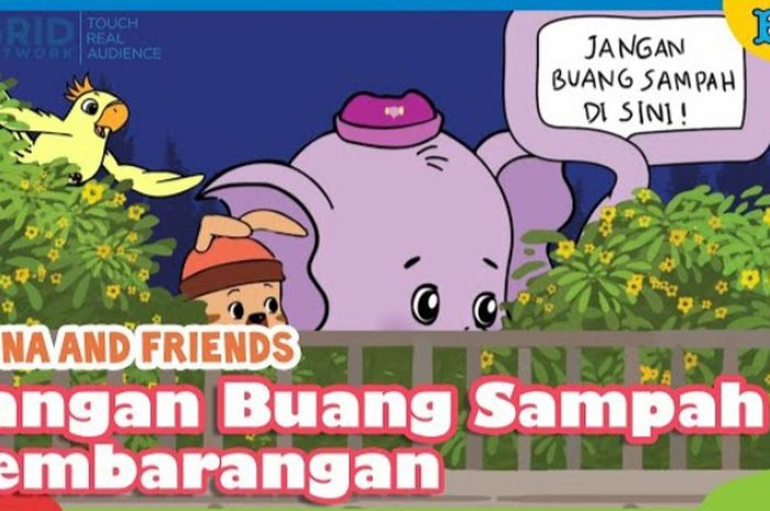Dongeng Anak, Bona And Friends Jangan Buang Sampah Sembarangan Bobo