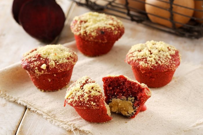 Red Velvet Pancake Muffin