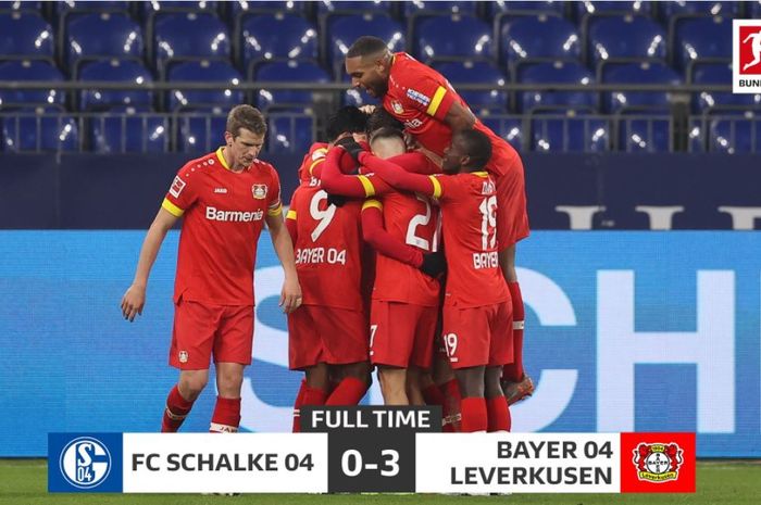 Bayer Leverkusen mengalahkan Schalke di pekan ke-10 Bundesliga.