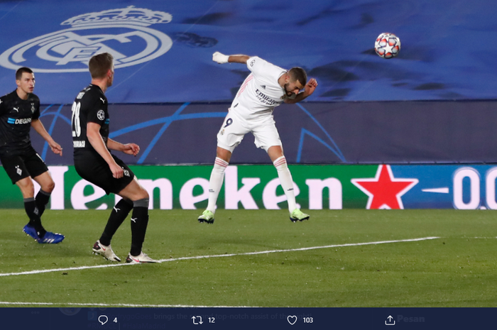 Striker Real Madrid, Karim Benzema