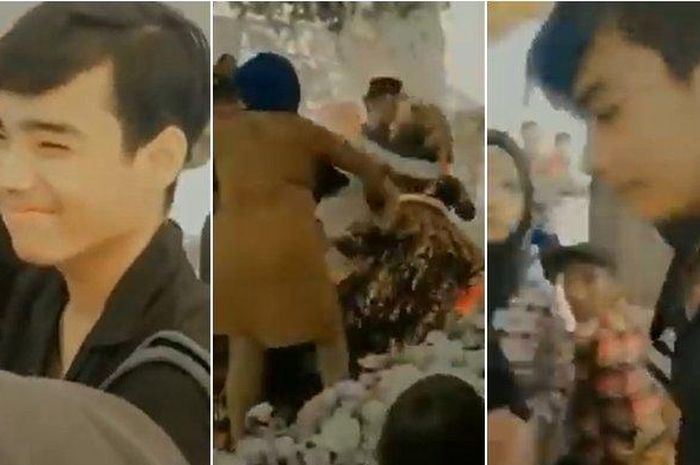Viral video pernikahan didatangi mantan