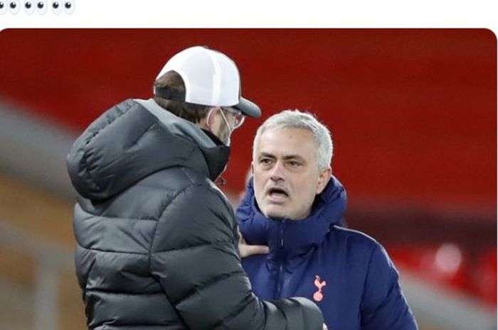 Pelatih Liverpool Jurgen Klopp menganggap kata-kata pelatih Tottenham Hotspur Jose Mourinho lucu. Namun, Klopp mengaku salah.