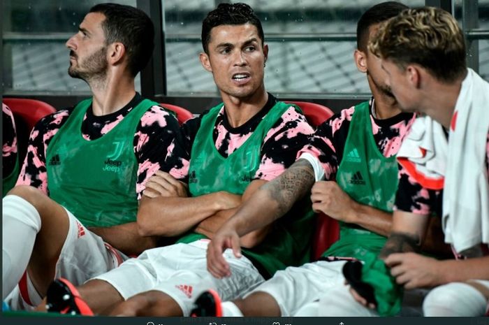 Cristiano Ronaldo saat menjalani pramusim di Korea Selatan bersama Juventus.