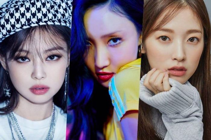 Jennie BLACKPINK, Hwasa MAMAMOO, Arin OH MY GIRL