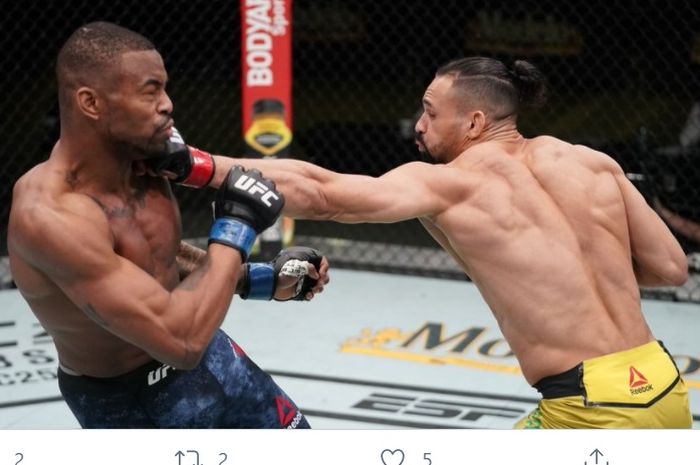 Duel Khaos Williams vs Michel Pereira di UFC Vegas 17, Minggu (20/12/2020) WIB.
