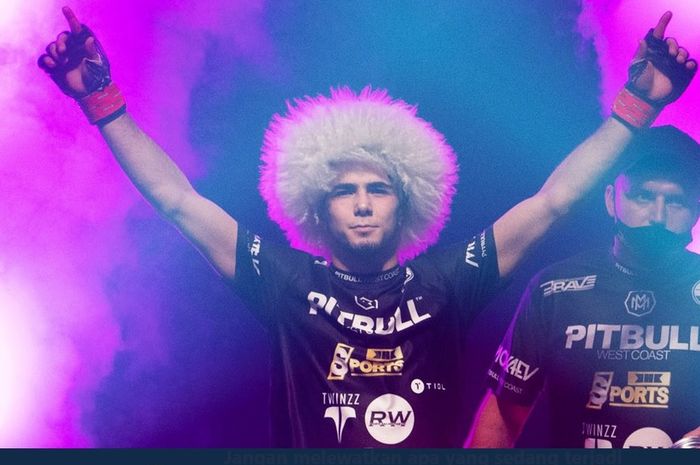 Petarung MMA, Muhammad Mokaev, kerap disebut sebagai titisan Khabib Nurmagomedov.