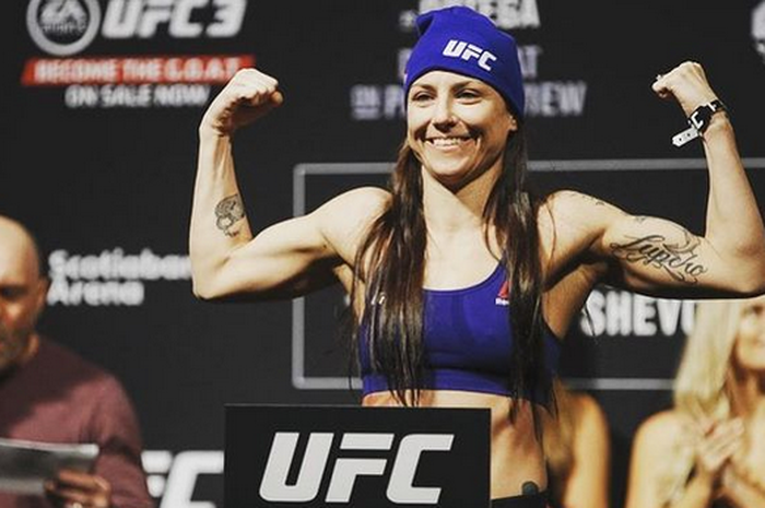 Petarung cantik. Nina Ansaroff bakal berganti nama mulai seri UFC Vegas 23.