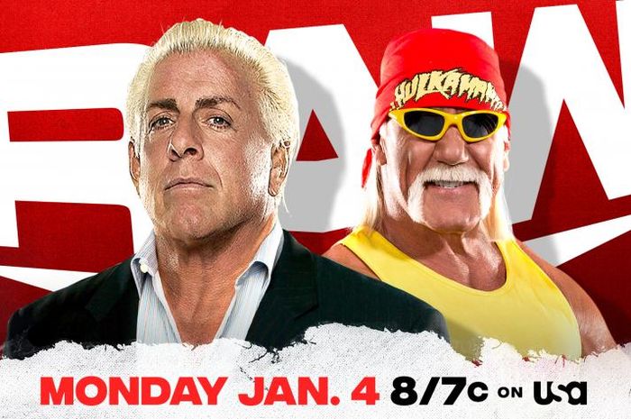 Hulk Hogan (kanan) dan Ric Flair (kiri) direncanakann akan kembali ke WWE dalam acara RAW Legends Night.