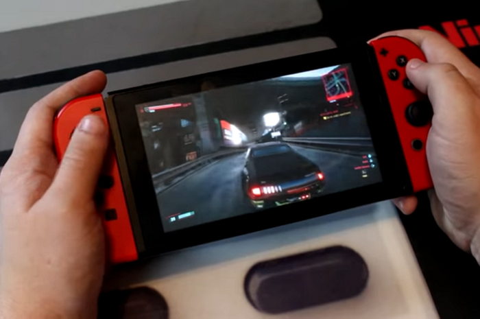 The title Cyberpunk 2077 can be played on the Switch with the help of the Stadia service