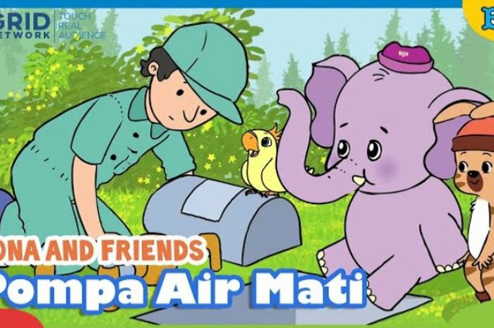 Dongeng Anak, Bona And Friends Pompa Air Mati Bobo