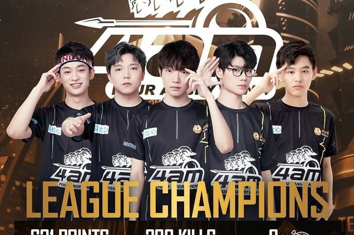 4AM from China, 1st winner of PMGC 2020