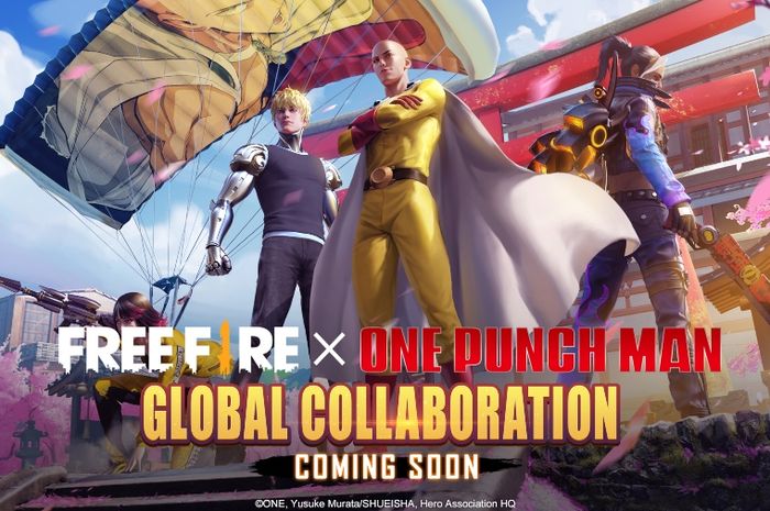 Garena presents a crossover event by cooperating with the popular anime series titled Free Fire X One Punch Man.