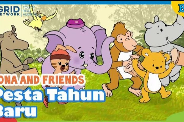 Dongeng Anak, Bona and Friends Pesta Tahun Baru Bobo