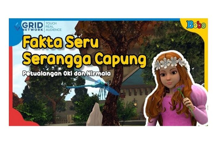 Dongeng Anak, Petualangan Oki dan Nirmala Fakta Seru Serangga Capung