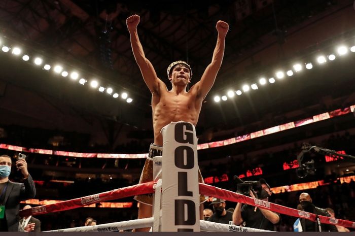 Ryan Garcia, menjaga rekor tak terkalahkannya dengan menaklukkan Luke Campbell, Sabtu (2/1/2021) di California.