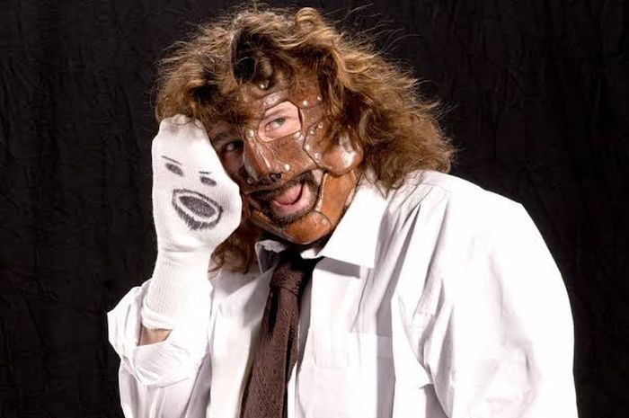 Pegulat legendaris WWE, Mick Foley atau yang biasa dikenal dengan Mankind.